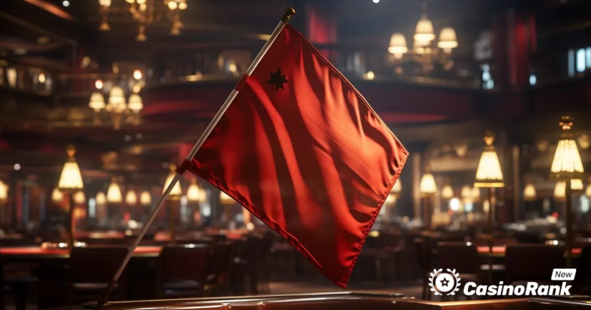 Nagy piros zászlók, amelyek új online kaszinó csalásokat jeleznek