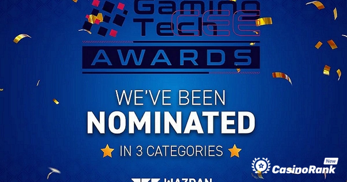 Wazdan 3 jelölést kapott a GamingTECH Awards 2023-on