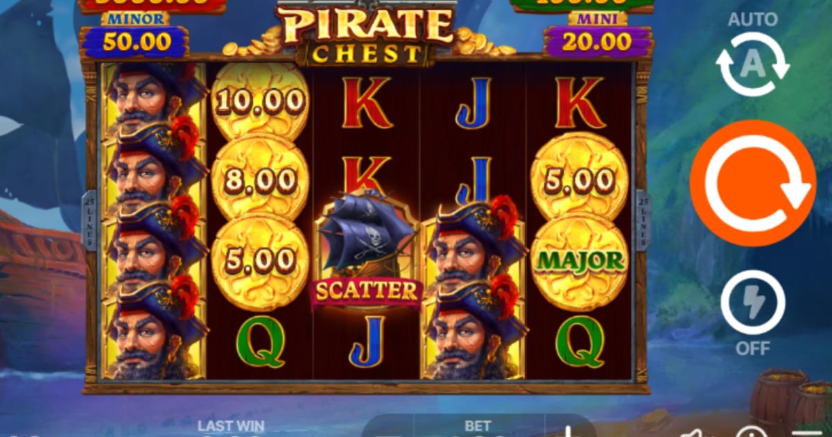 Vadássz a jackpot kincseire a Playson's Pirate Chest segítségével: tarts és nyerj