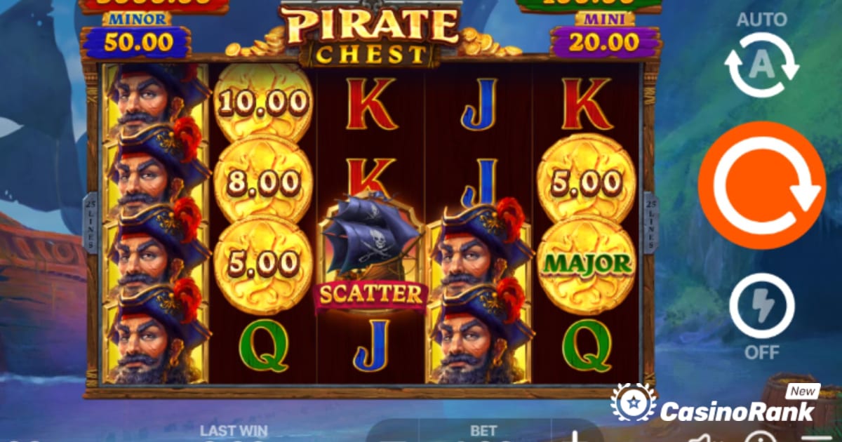 Vadássz a jackpot kincseire a Playson's Pirate Chest segítségével: tarts és nyerj